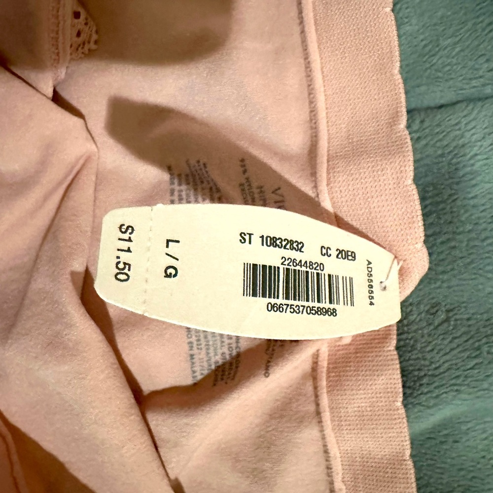 Victoria Secret new with tag hip hugger panty. Blush pink color - Picture 2 of 3